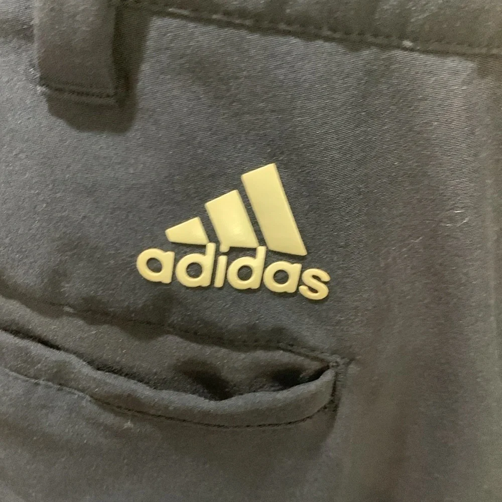 Adidas sz 35x34 navy blue pants